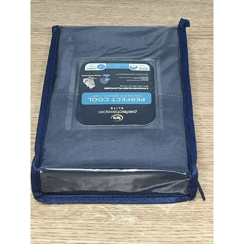Serta 2-Pack Perfect Cool Sleeper Elite Cooling Bed Pillowcases Standard/Queen